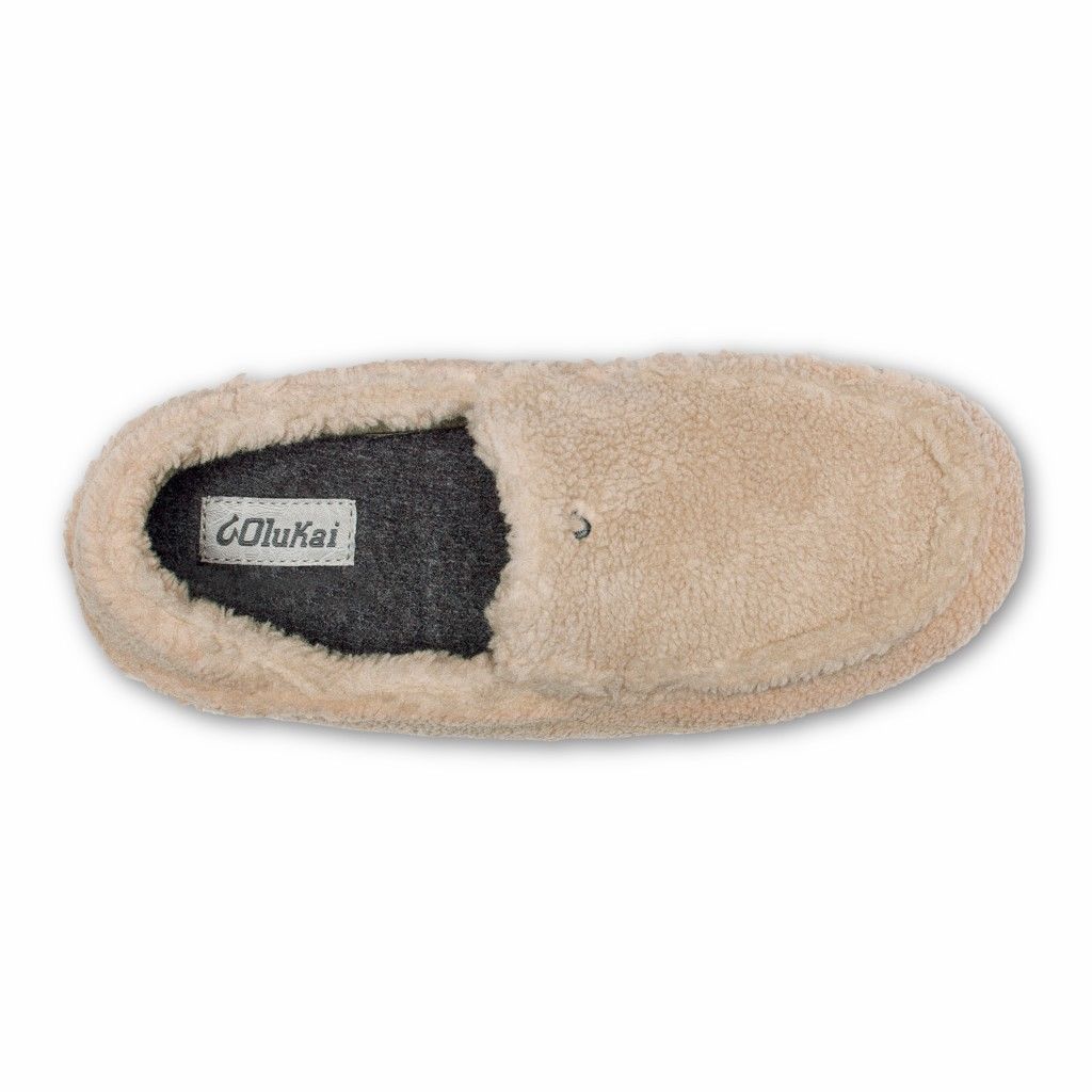 Zapatos Olukai Nohea Heu Slipper - Pantuflas Mujer Beige 20163-284